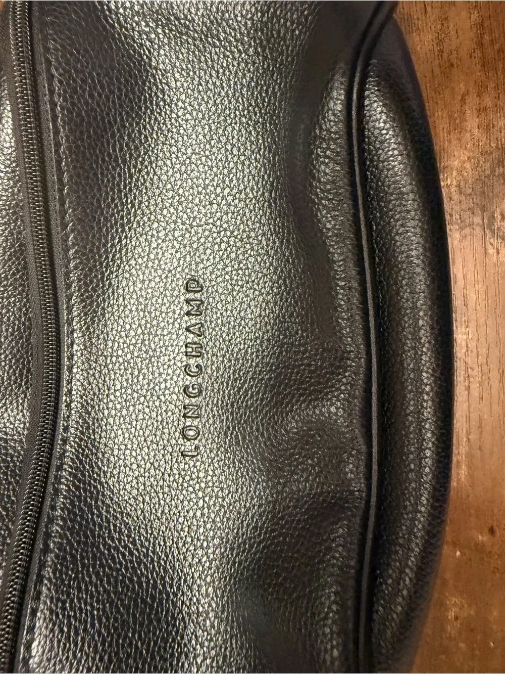 Longchamp Black Leather Belt Bag - Picture 3 of 13
